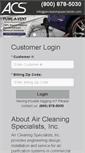 Mobile Screenshot of aircleaningspecialists.com